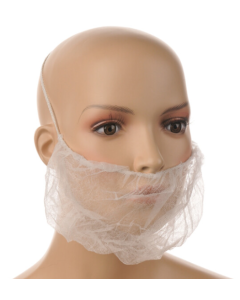 PP chin guard, white, op. (100pcs)